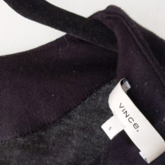 VINCE Black Long sleeve Bodysuit onesie leotard to layer  Small - Picture 11 of 16